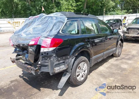 2010 Subaru Outback 2.5I z USA, uszkodzony, nr VIN 4S4BRBACXA3320327